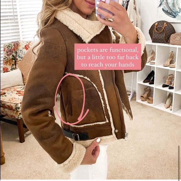 Faux shearling jacket - Picture 7 of 7